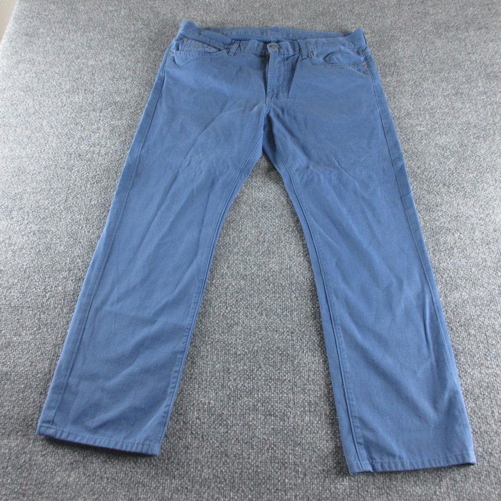 7 For All Mankind Slimmy Jeans Mens 34x28 Blue Slim Straight Medium Wash Denim